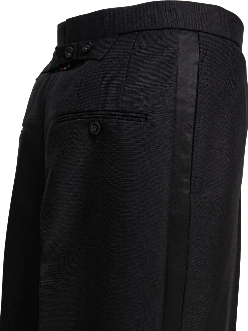 Thom Browne Geplooide pantalon Zwart