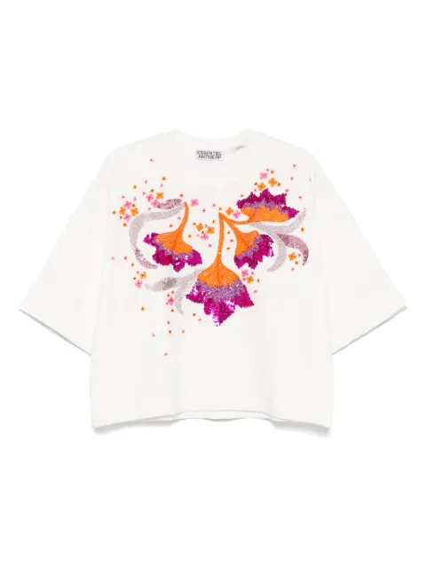 Essentiel Antwerp playera con detalles de lentejuelas