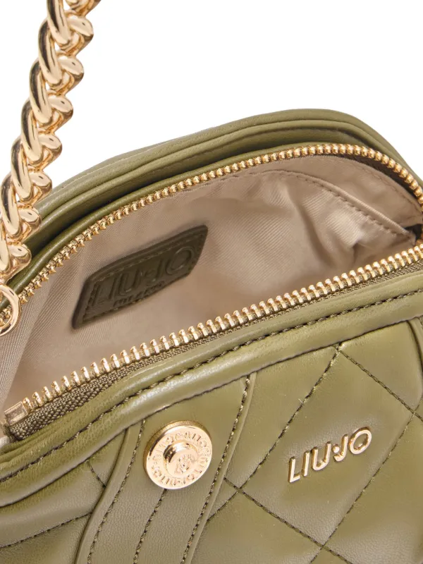 LIU JO Quilted Cross Body Bag | Green | FARFETCH