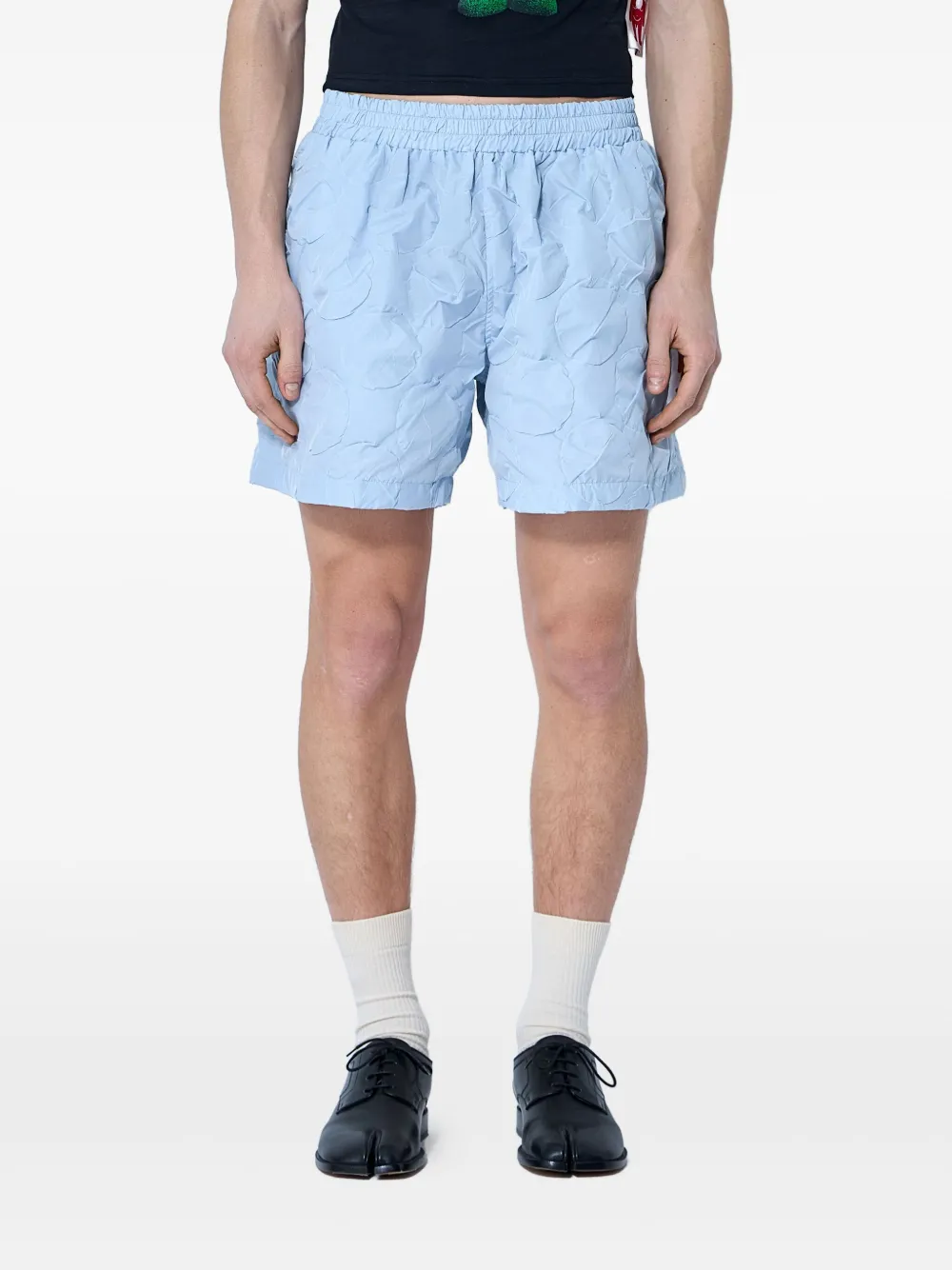 Walter Van Beirendonck Quilted Shorts In Blue