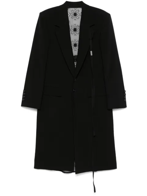 Ann Demeulemeester single-breasted coat