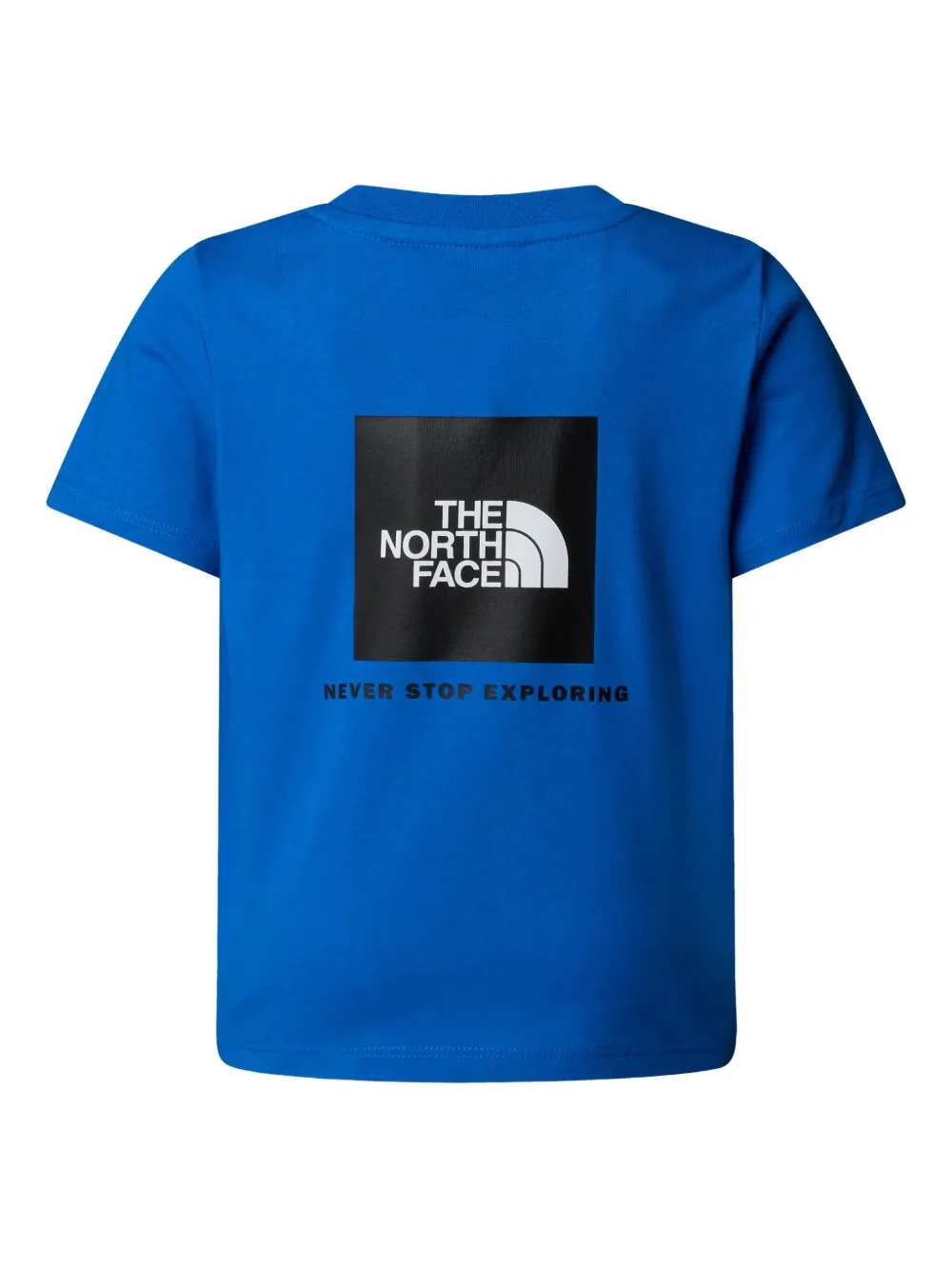 The North Face Kids T-shirt met grafische print Blauw