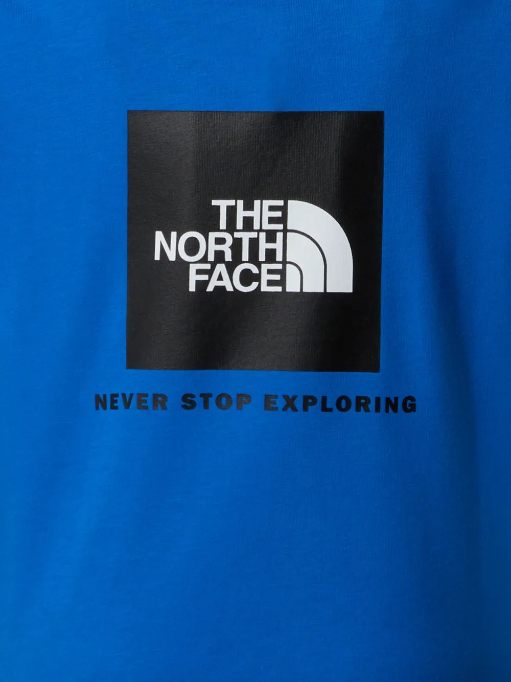 The North Face Kids T-shirt met grafische print Blauw