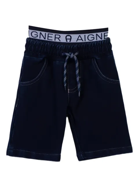 Aigner Kids logo drawstring trousers