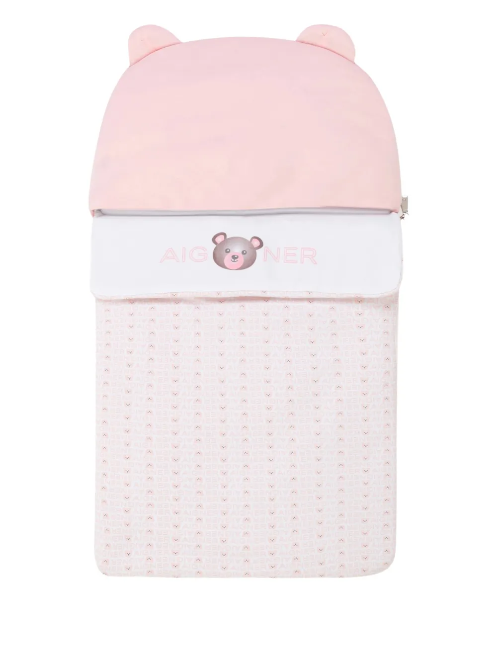 Aigner Kids Deken met teddybeerprint Roze