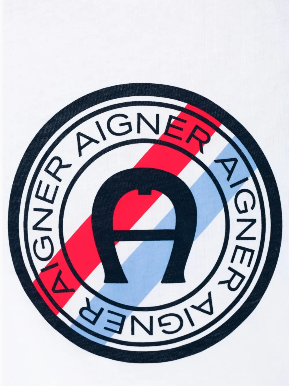 Aigner Kids T-shirt met logoprint] Wit