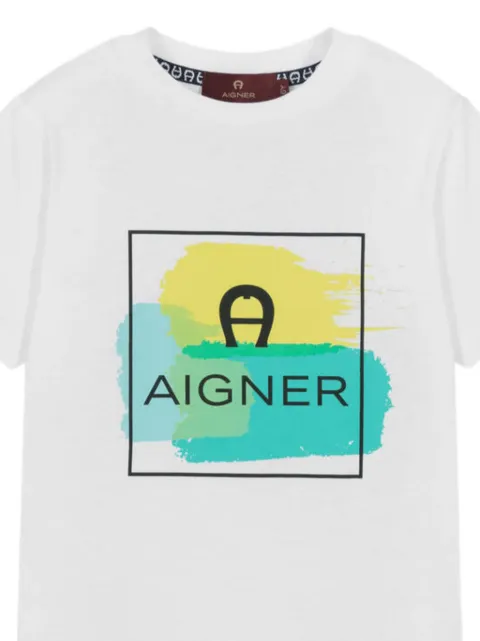 Aigner Kids cotton T-shirt