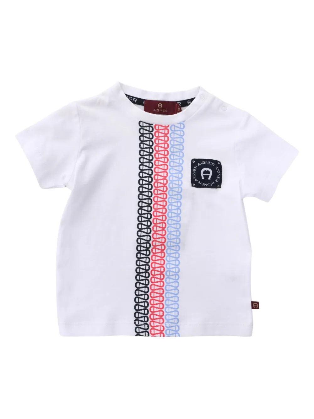Aigner Kids グラフィック Tシャツ - ホワイト Aigner Kids グラフィック Tシャツ - ホワイト