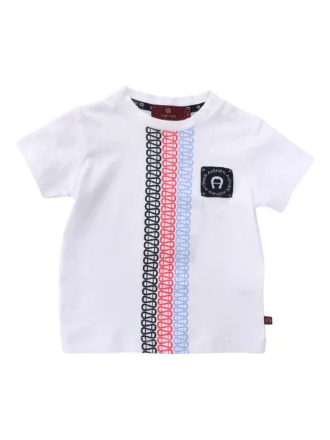 Aigner Kids graphic print short-sleeve T-shirt