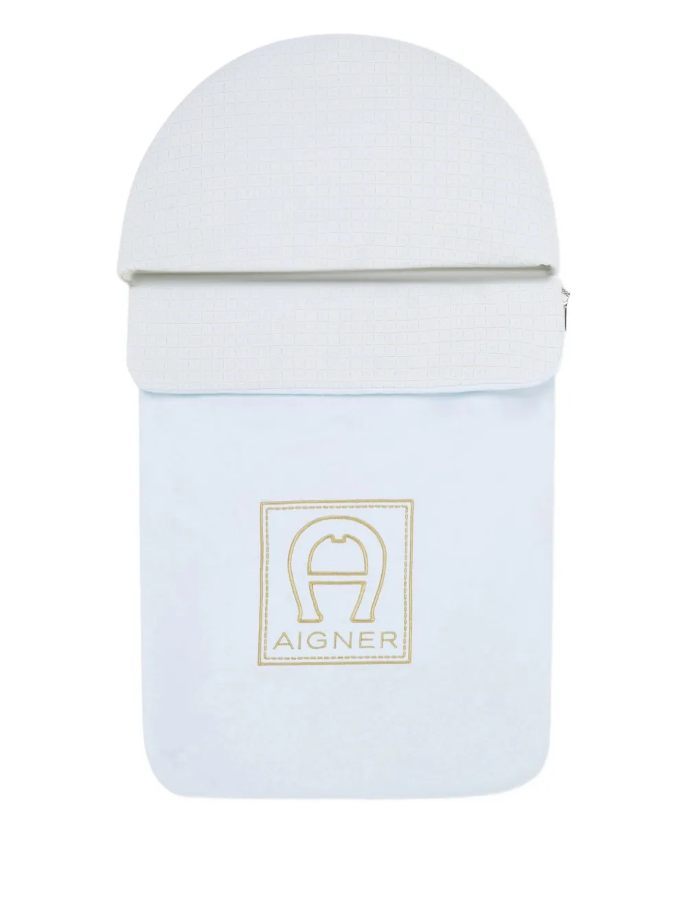 Aigner Kids cotton sleep bag - Blu