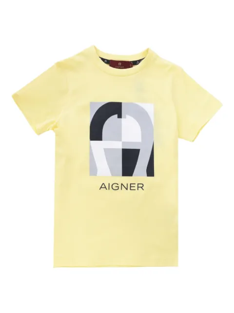 Aigner Kids graphic logo T-shirt
