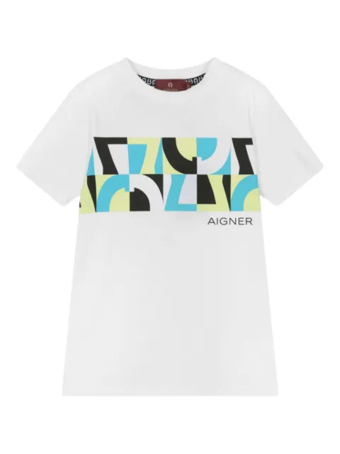 Aigner Kids graphic-print T-shirt
