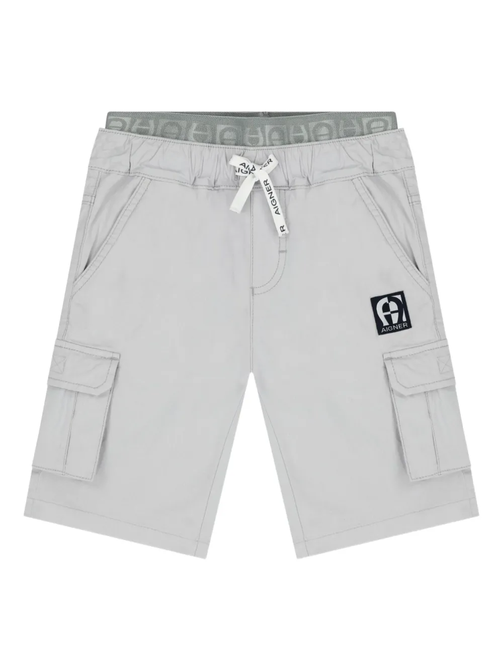 Aigner Kids Cargo shorts Grijs