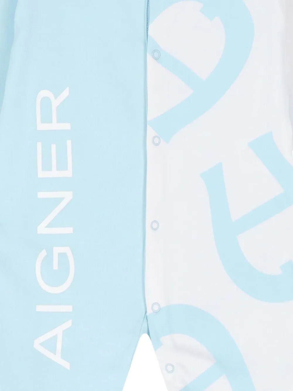 Aigner Kids Romper met colourblocking Blauw