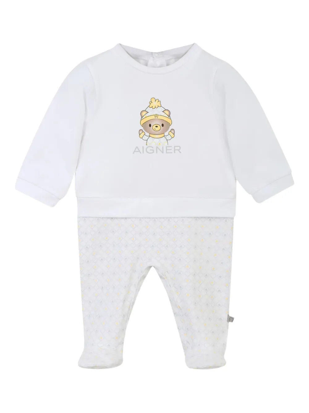 Aigner Graphic-print Babygrow