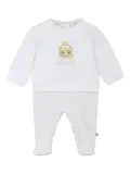 Aigner Kids graphic-print babygrow - White