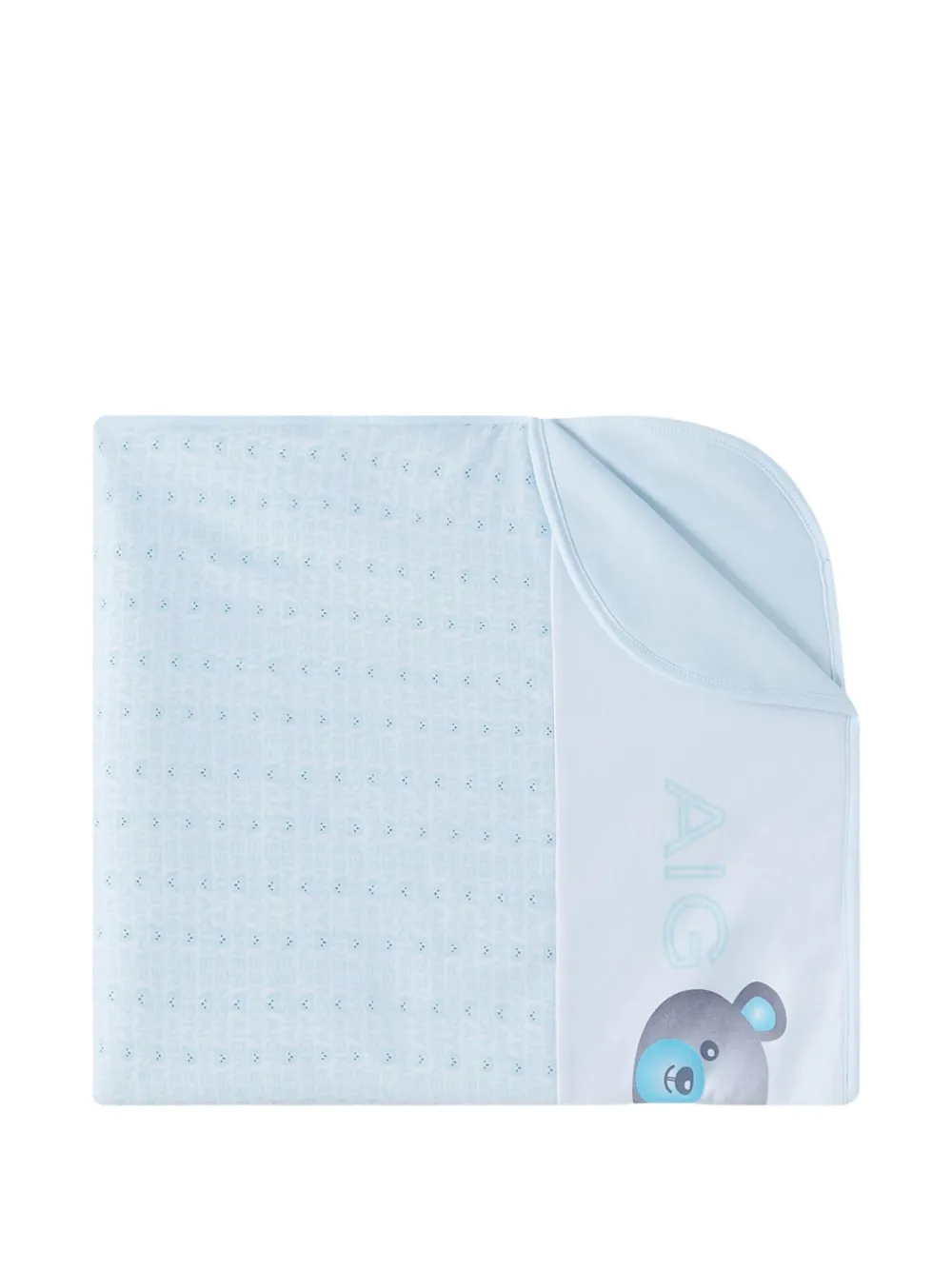Aigner Kids Katoenen deken Blauw