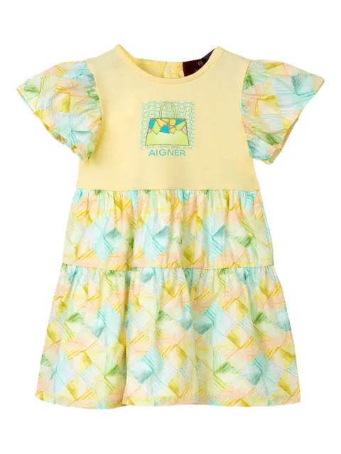 Aigner Kids فستان بطبعة زهور