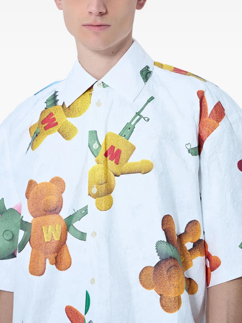 Walter Van Beirendonck Graphic-print Shirt In Multi