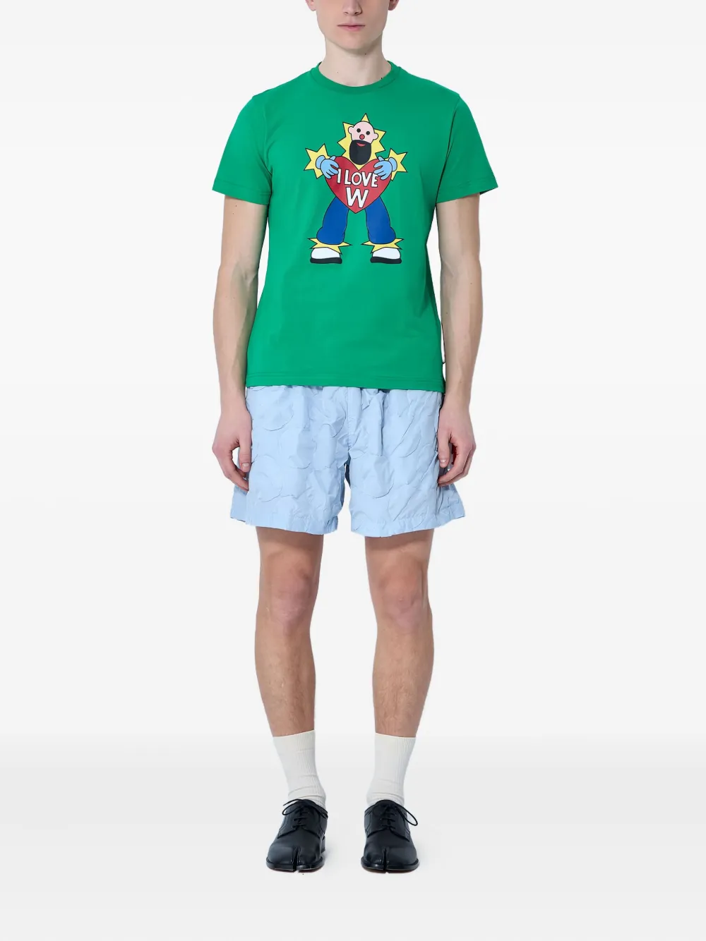 Walter Van Beirendonck I Love W T-shirt Groen