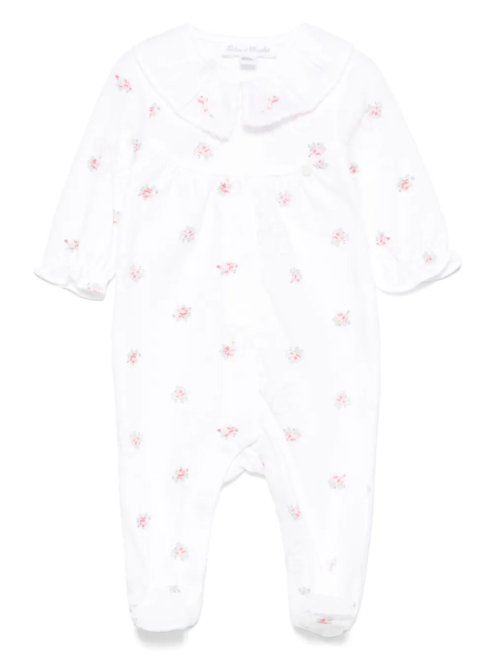 Tartine Et Chocolat Pyjama met bloe print Wit