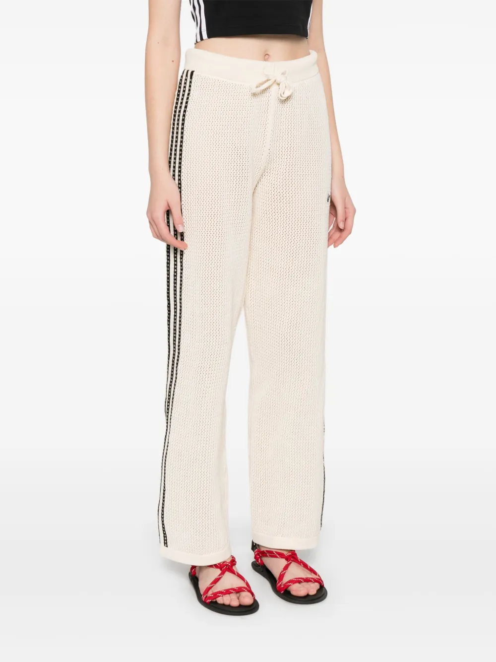 adidas Gehaakte broek Beige