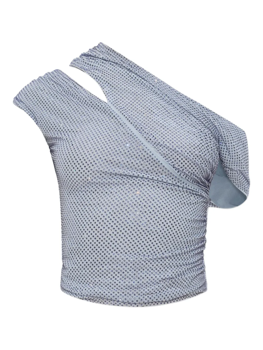 Self-Portrait top con apliques de strass | azul | Image 1