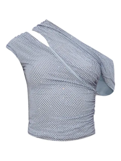 Self-Portrait rhinestone-embellished top