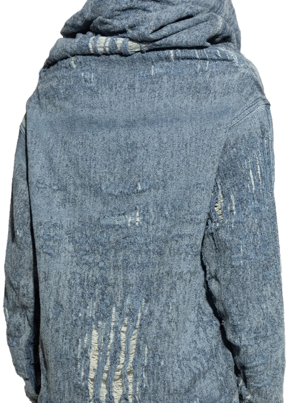 Diesel ripped denim sweatshirt | Sweatshirts | Image 2