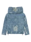 Diesel ripped denim sweatshirt - Blue
