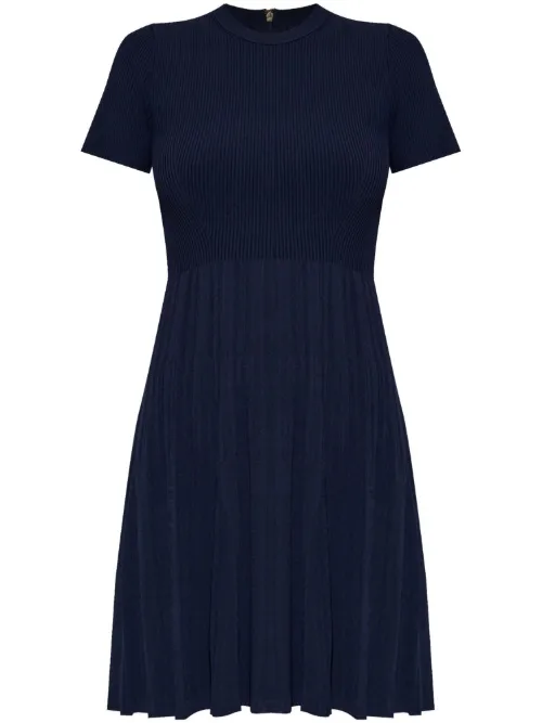 Robe courte en maille nervurée - Michael Michael Kors - Modalova