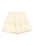 Tartine Et Chocolat gingham-pattern skirt - Yellow