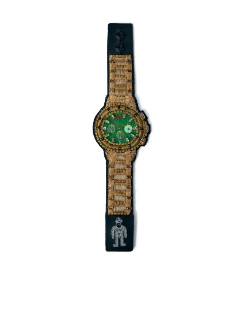 Walter Van Beirendonck Armband mit Kristallen