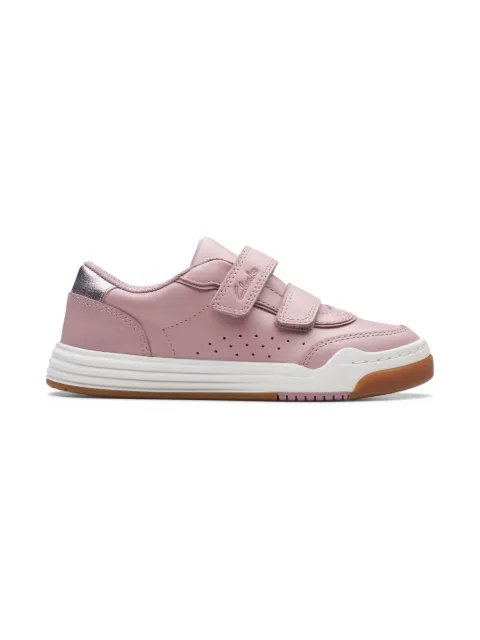 Clarks Kids leather sneakers