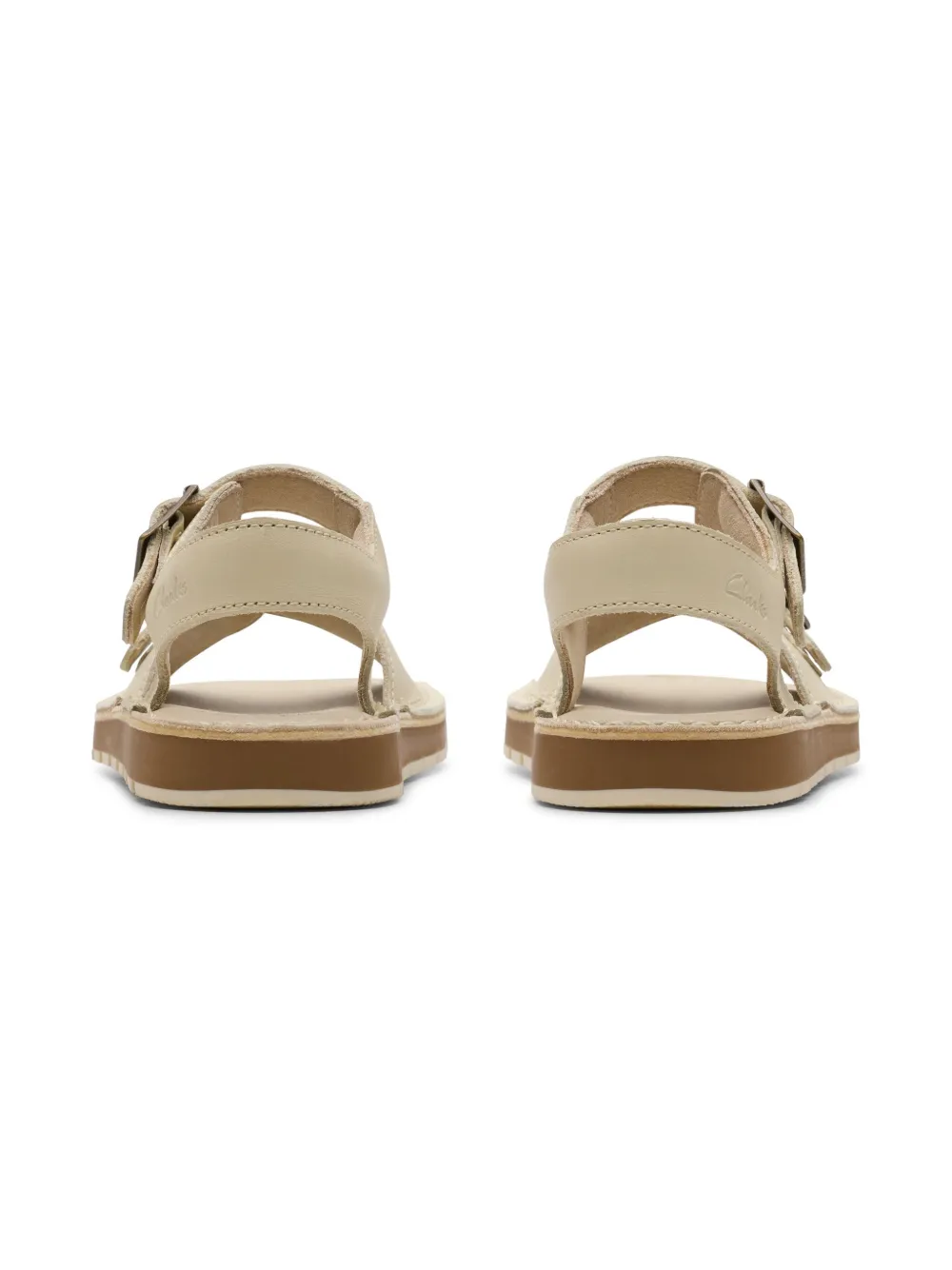 Clarks Kids suede sandals Neutrals