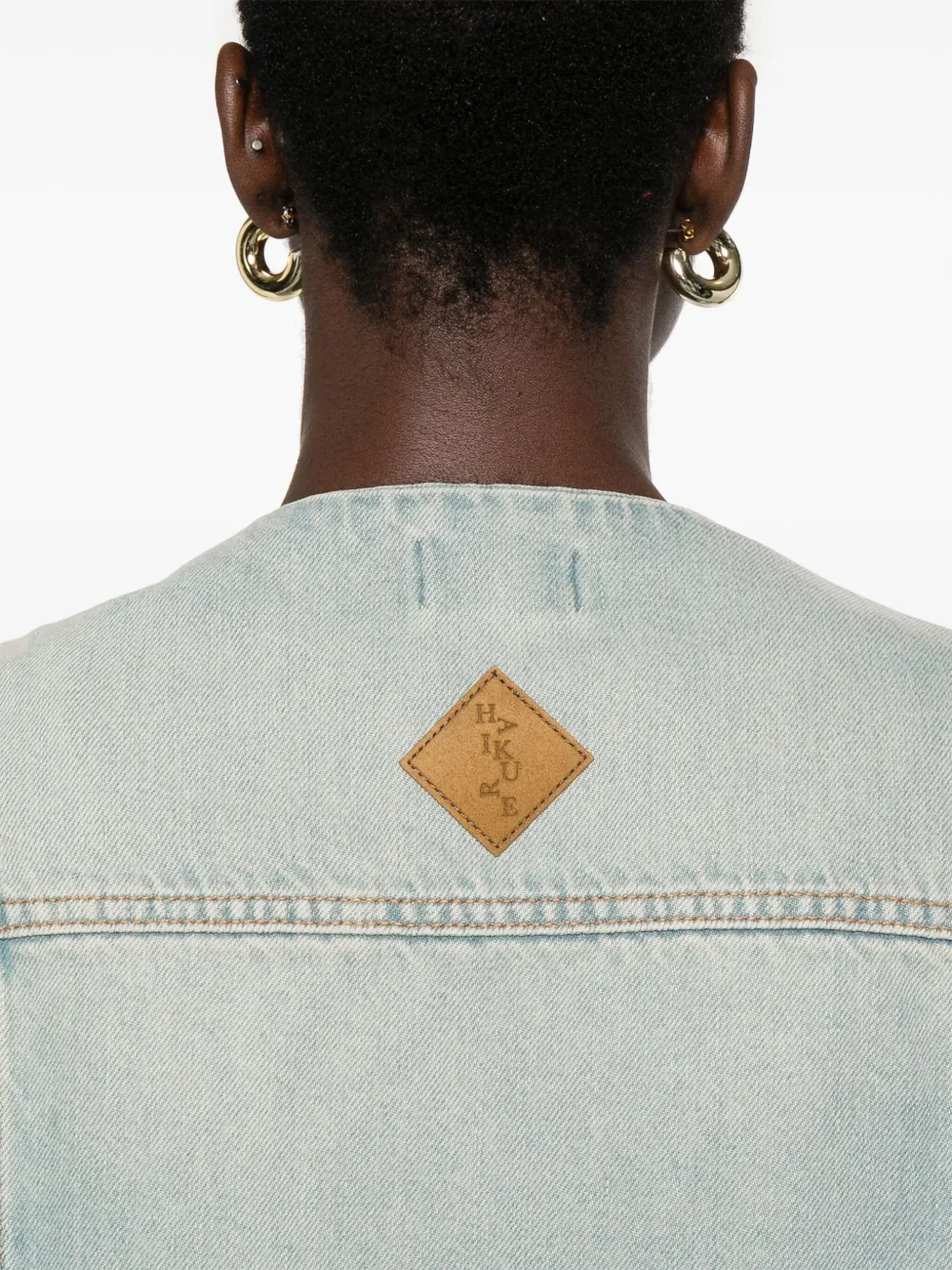 Haikure Denim gilet Blauw