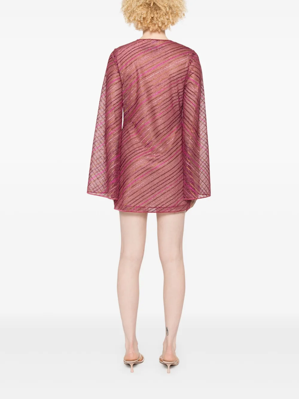 OSEREE STRIPED MINI DRESS