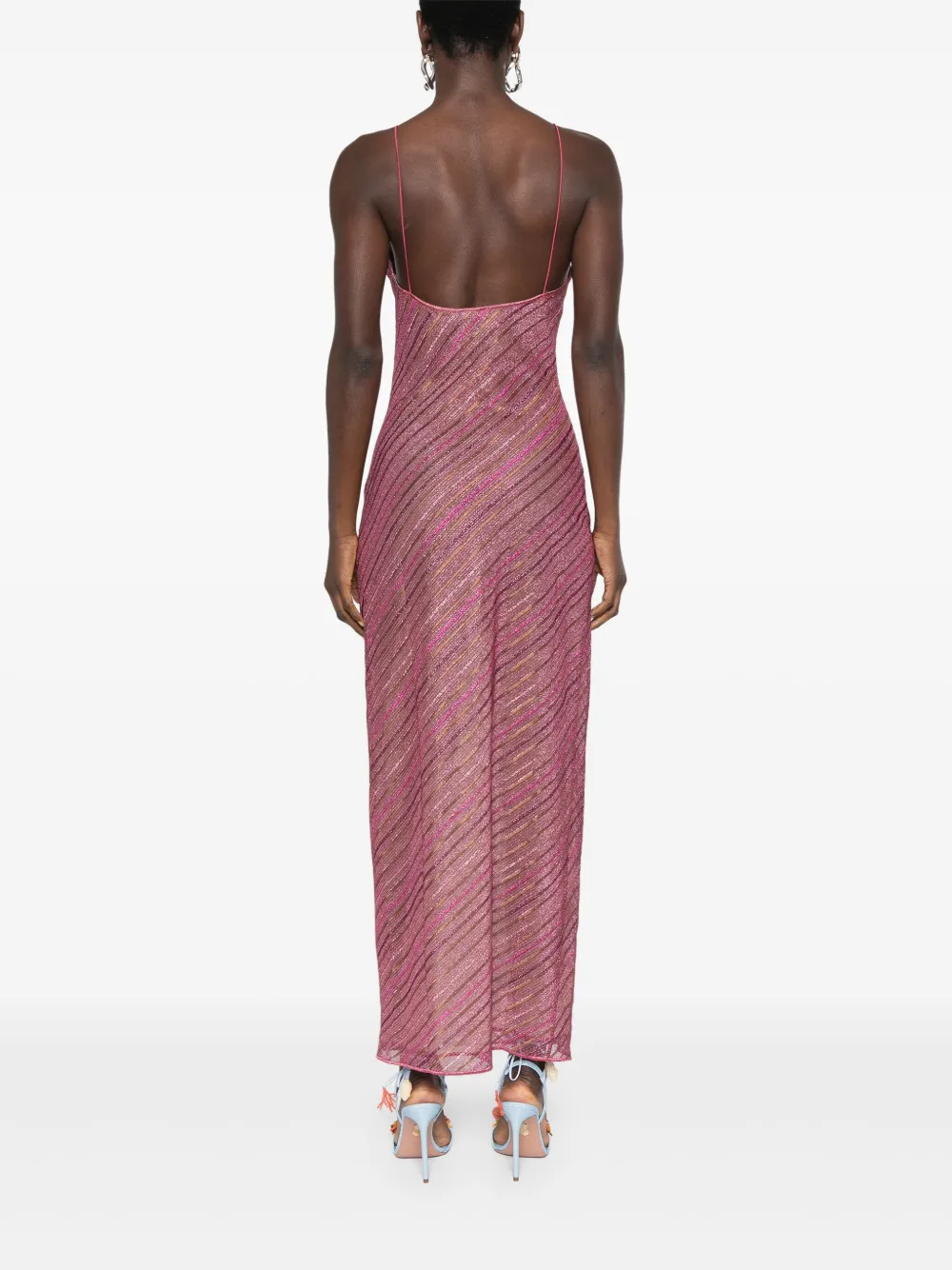 OSEREE STRIPED MAXI DRESS