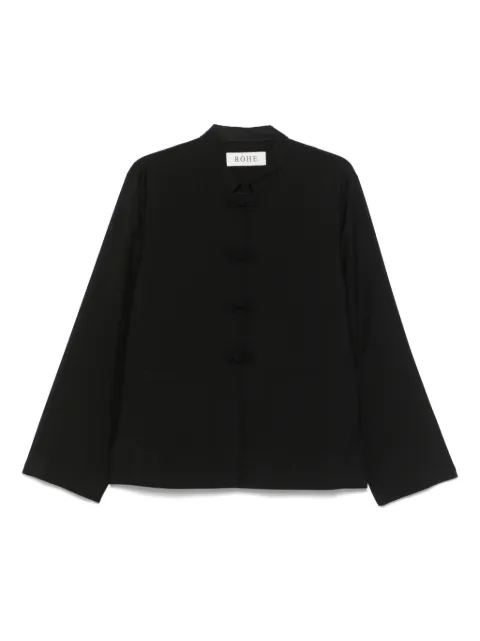 Róhe mandarin-closure jacket