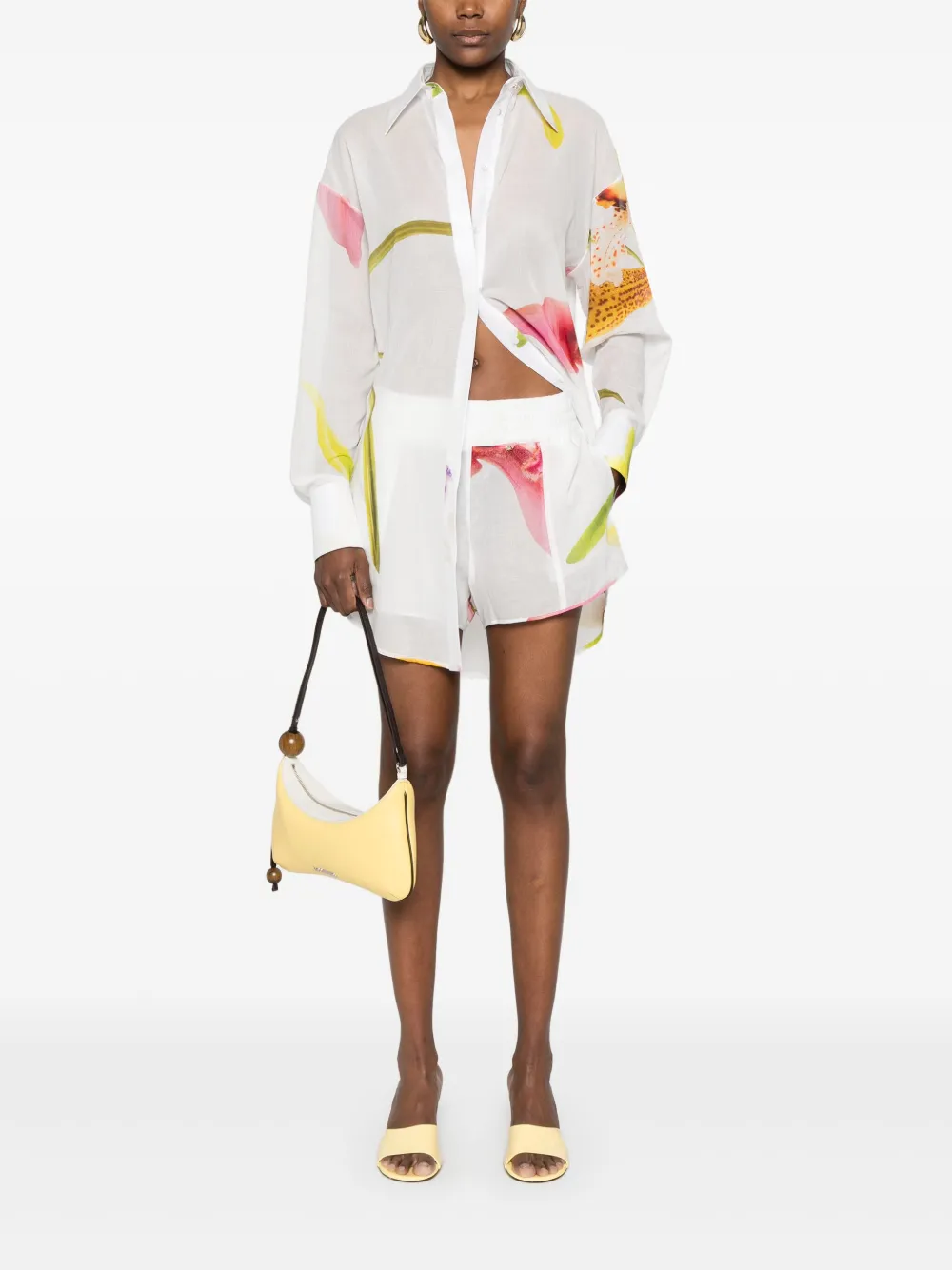 GENNY FLORAL-PRINT SHORTS