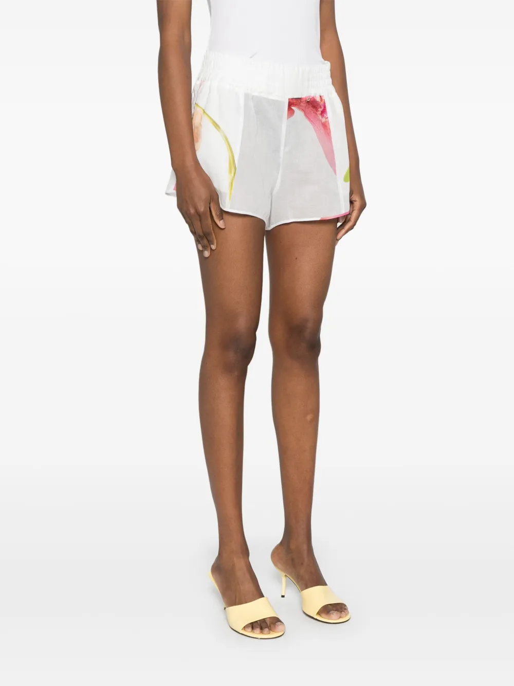 GENNY FLORAL-PRINT SHORTS