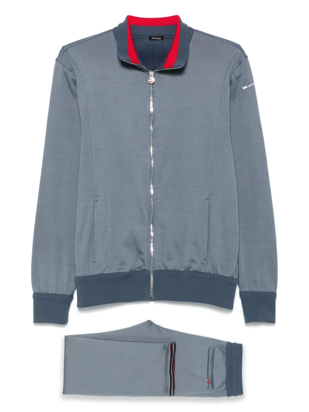 Kiton logo-embroidered track suit | Blue | Image 1