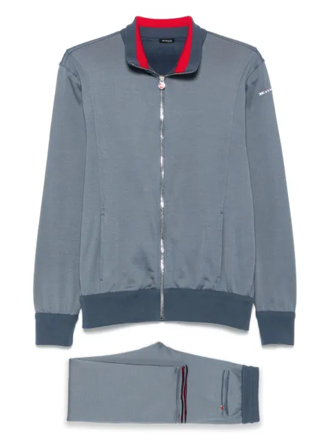 Kiton logo-embroidered track suit