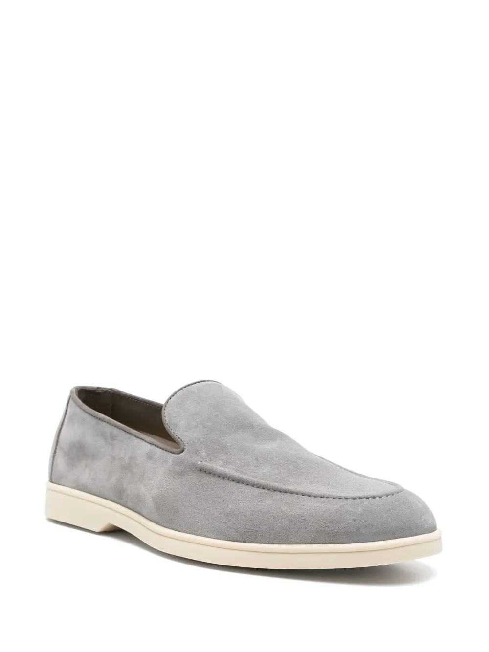 Doucal's Loafers met ronde neus - Grijs