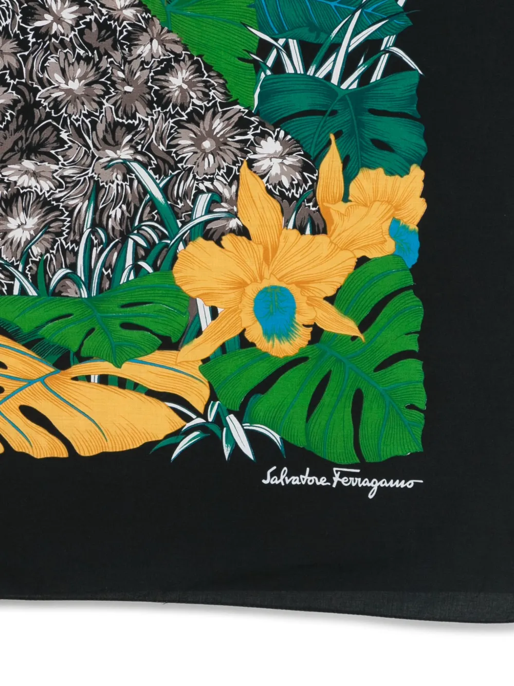 Ferragamo Pre-Owned 1990's cotton scarf | Men | Image 2