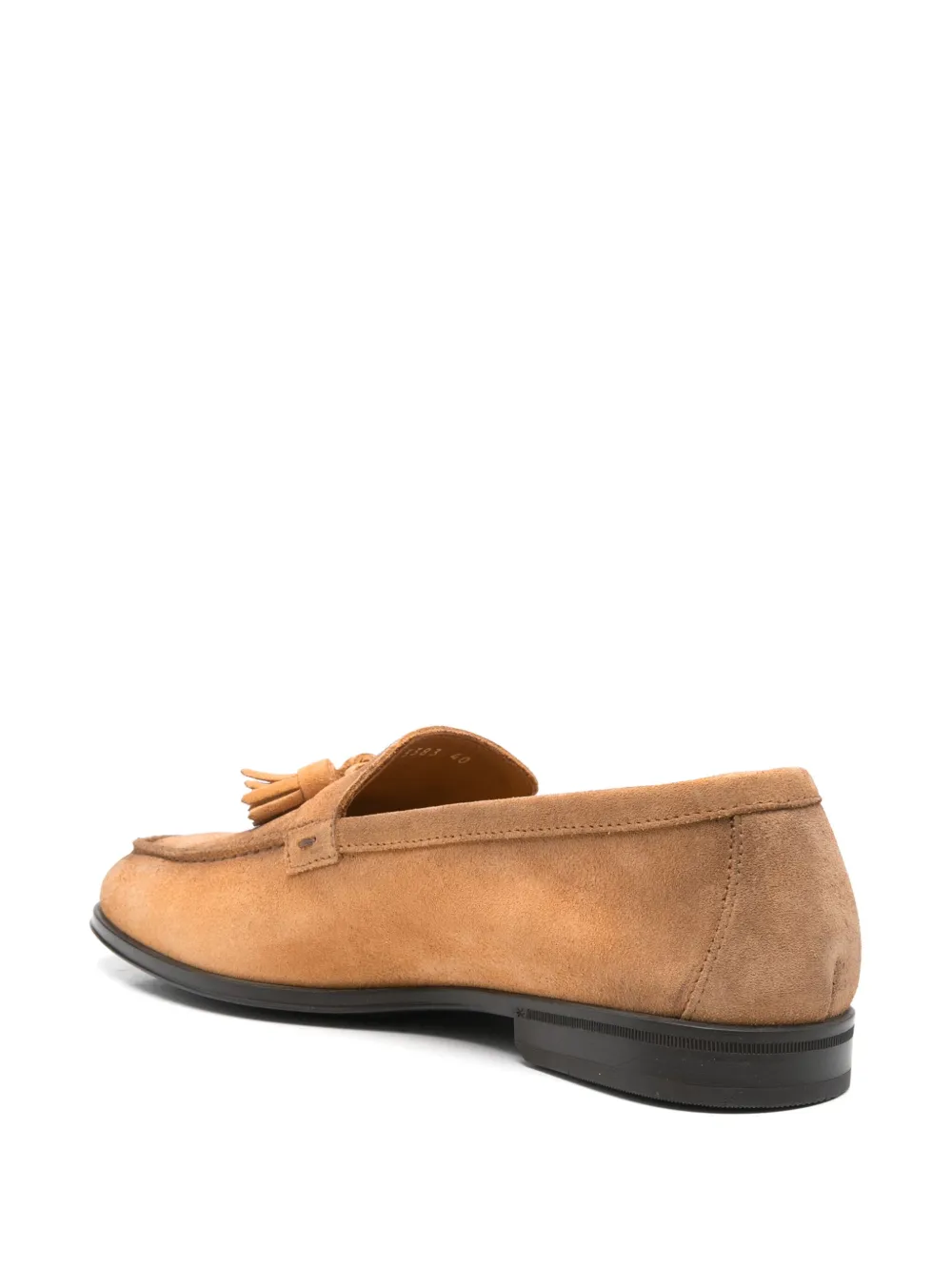 Doucal's leather loafers Orange