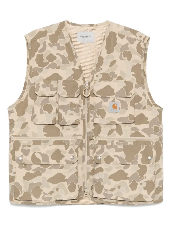 Carhartt カモフラージュ ベスト Lサイズ Carhartt WIP Irwin ベスト | グリーン | FARFETCH JP