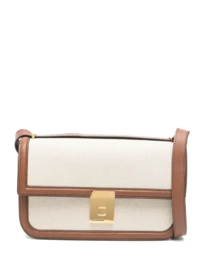 DeMellier ベージュ レザー ショルダーバッグ DeMellier - Shop the Womenswear Collection at FARFETCH