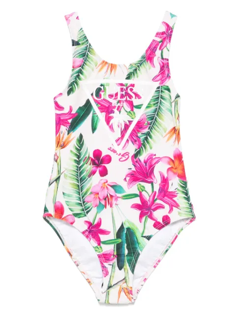guess kids traje de baño con logo estampado