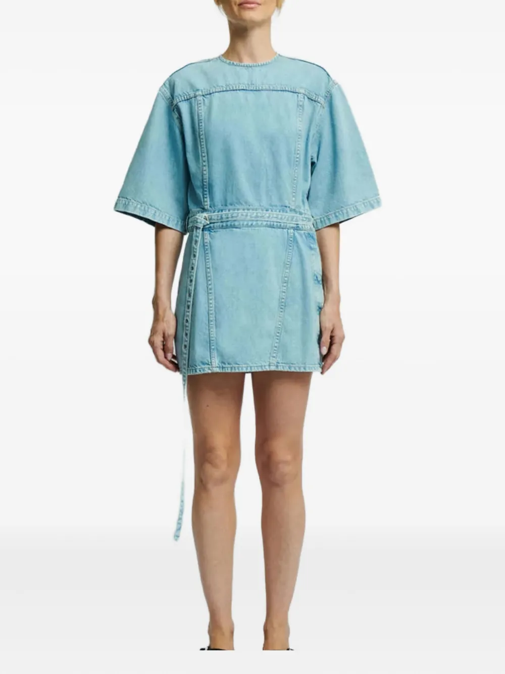 Haikure Emy-Paradise mini-jurk - Blauw